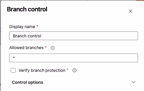 unprotected variable group settings